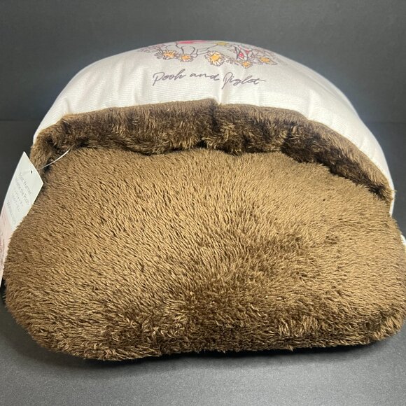 NWT Disney Winnie the Pooh 'Pooh & Piglet' Brown Fleece Foot Warmer 11 x 12" - Picture 6 of 6